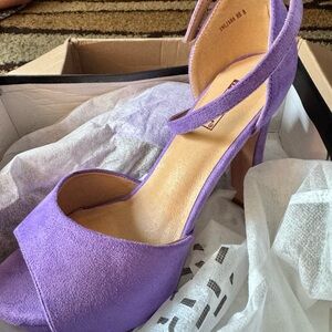 Elegant Purple Women's Heels